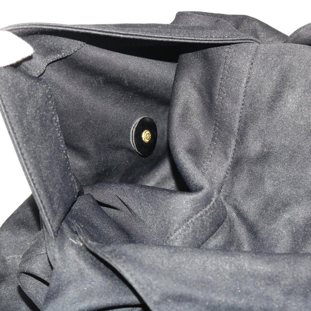 FENDI Mamma Baguette Shoulder Bag Nylon Black bs6935