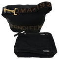 FENDI Hand Bag Nylon 2Set Black bs6967