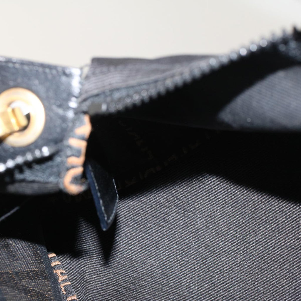 FENDI Hand Bag Nylon 2Set Black bs6967