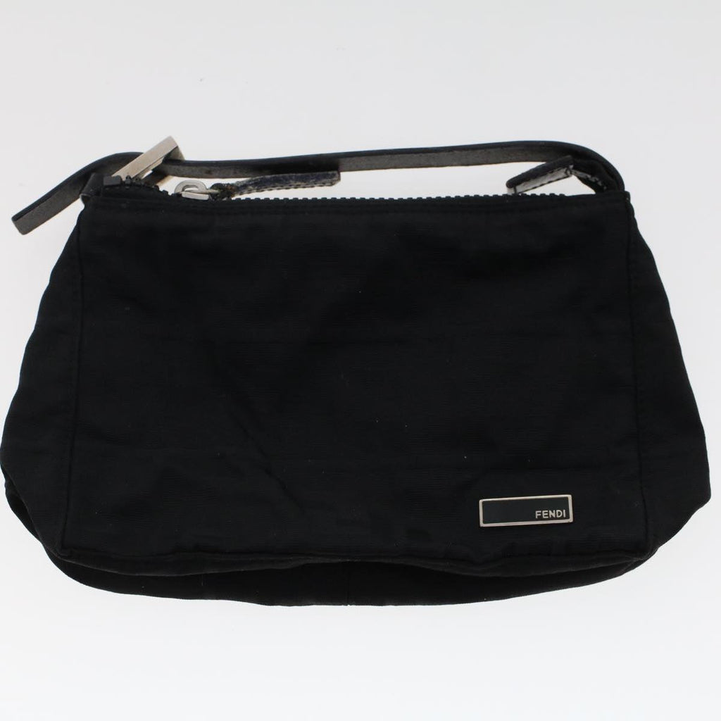 FENDI Hand Bag Nylon 2Set Black bs6967