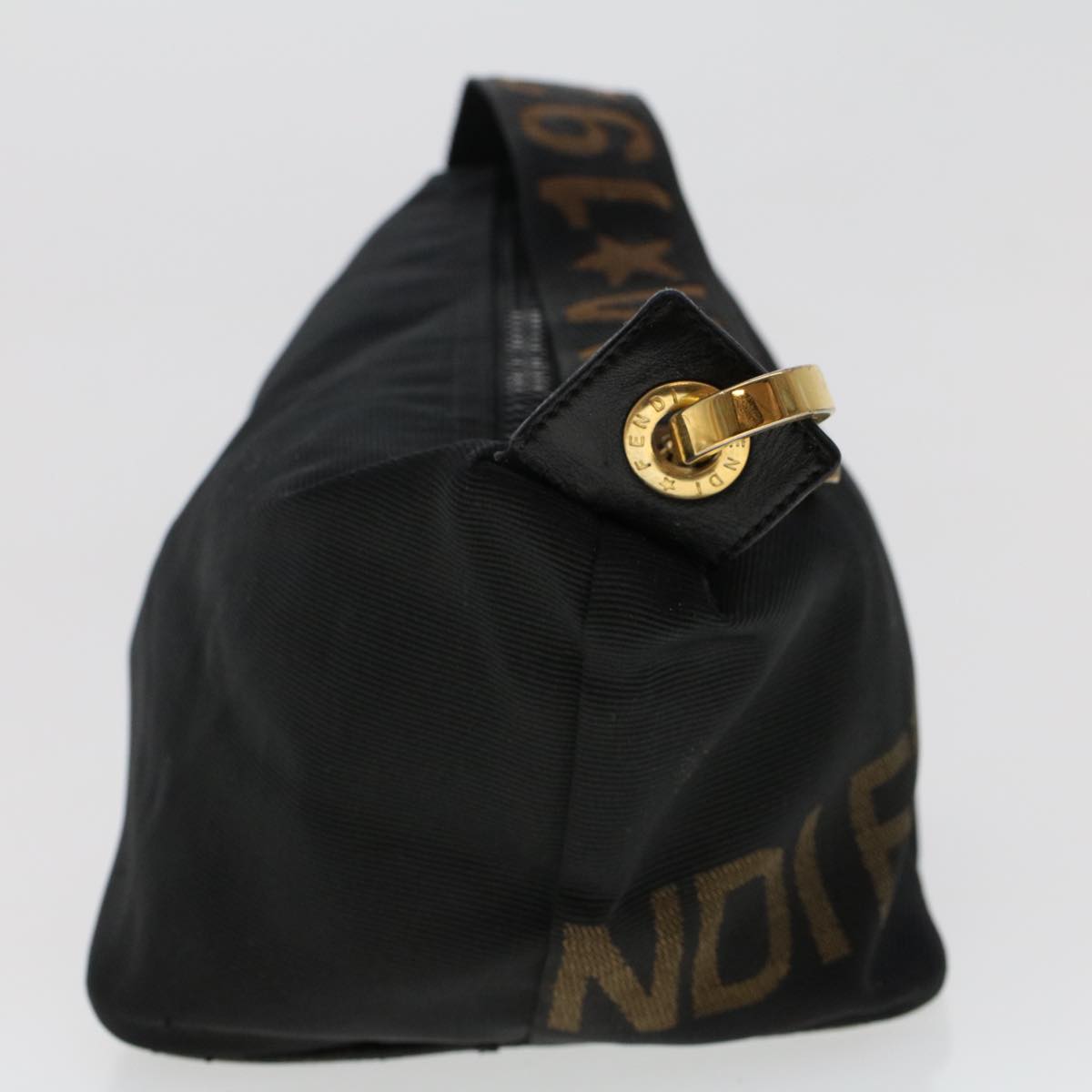 FENDI Hand Bag Nylon 2Set Black bs6967