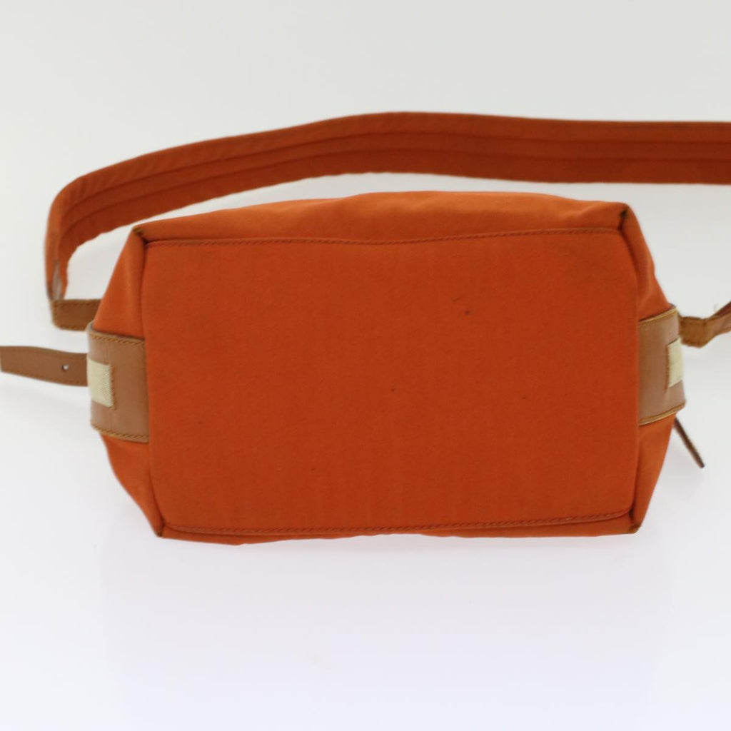 GUCCI Shoulder Bag Leather Canvas 2Set Navy Orange bs7033