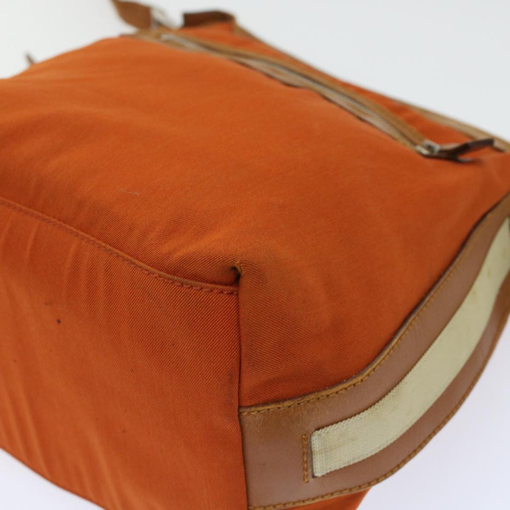 GUCCI Shoulder Bag Leather Canvas 2Set Navy Orange bs7033