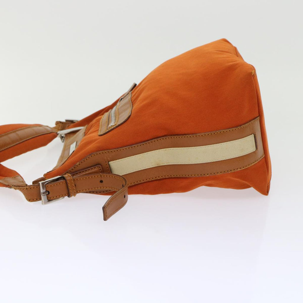 GUCCI Shoulder Bag Leather Canvas 2Set Navy Orange bs7033