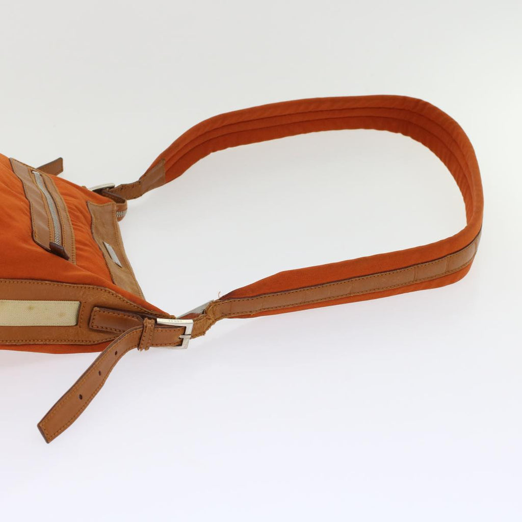 GUCCI Shoulder Bag Leather Canvas 2Set Navy Orange bs7033