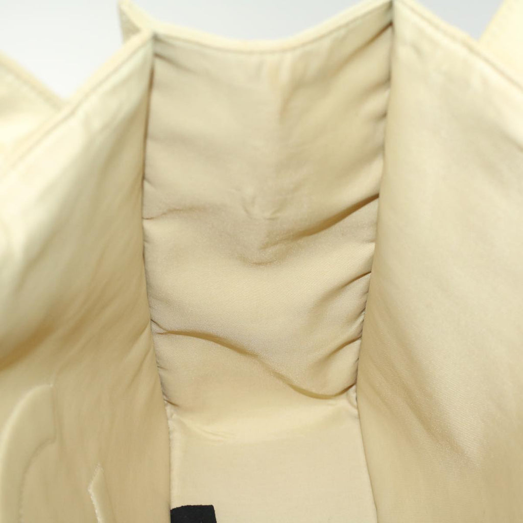 CHANEL Shoulder Bag Nylon Beige CC bs7114