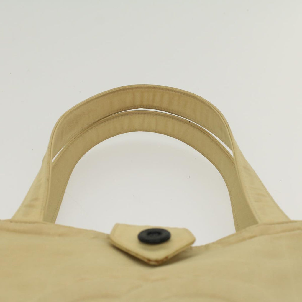 CHANEL Shoulder Bag Nylon Beige CC bs7114