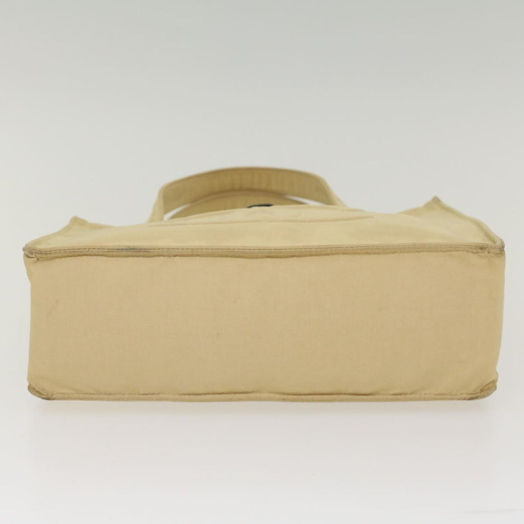 CHANEL Shoulder Bag Nylon Beige CC bs7114