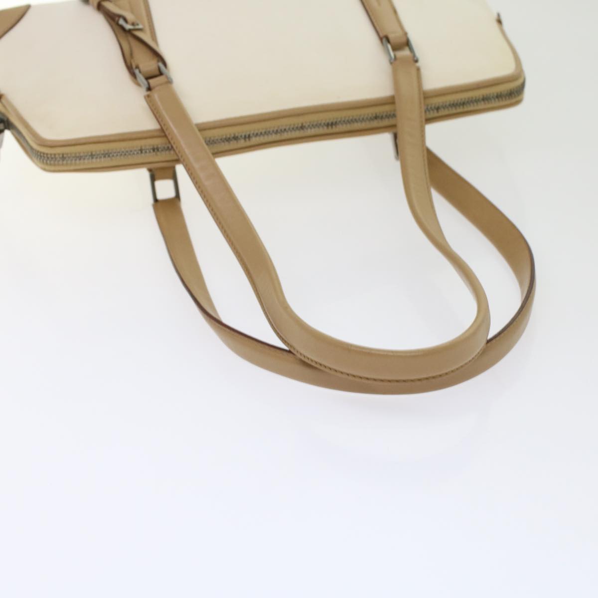 GUCCI GG Canvas Shoulder Bag Coated Canvas Leather 2Set Black Beige bs7126