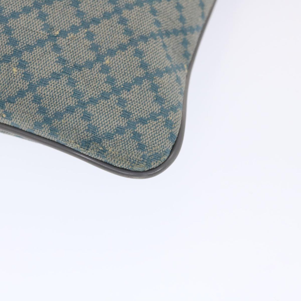 GUCCI Diamante Shoulder Bag PVC Leather Light Blue 295257 bs7152