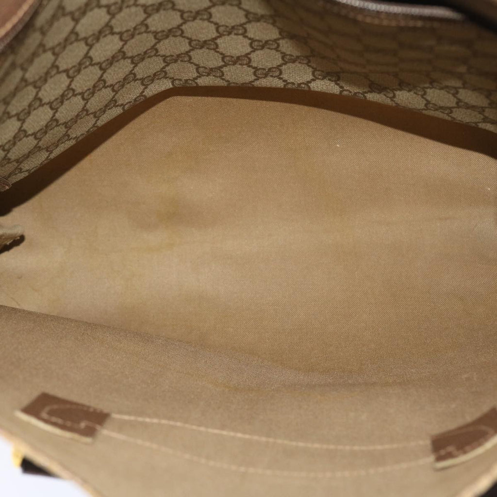 GUCCI GG Canvas Web Sherry Line Tote Bag Beige Red Green 39.02.091 bs7153