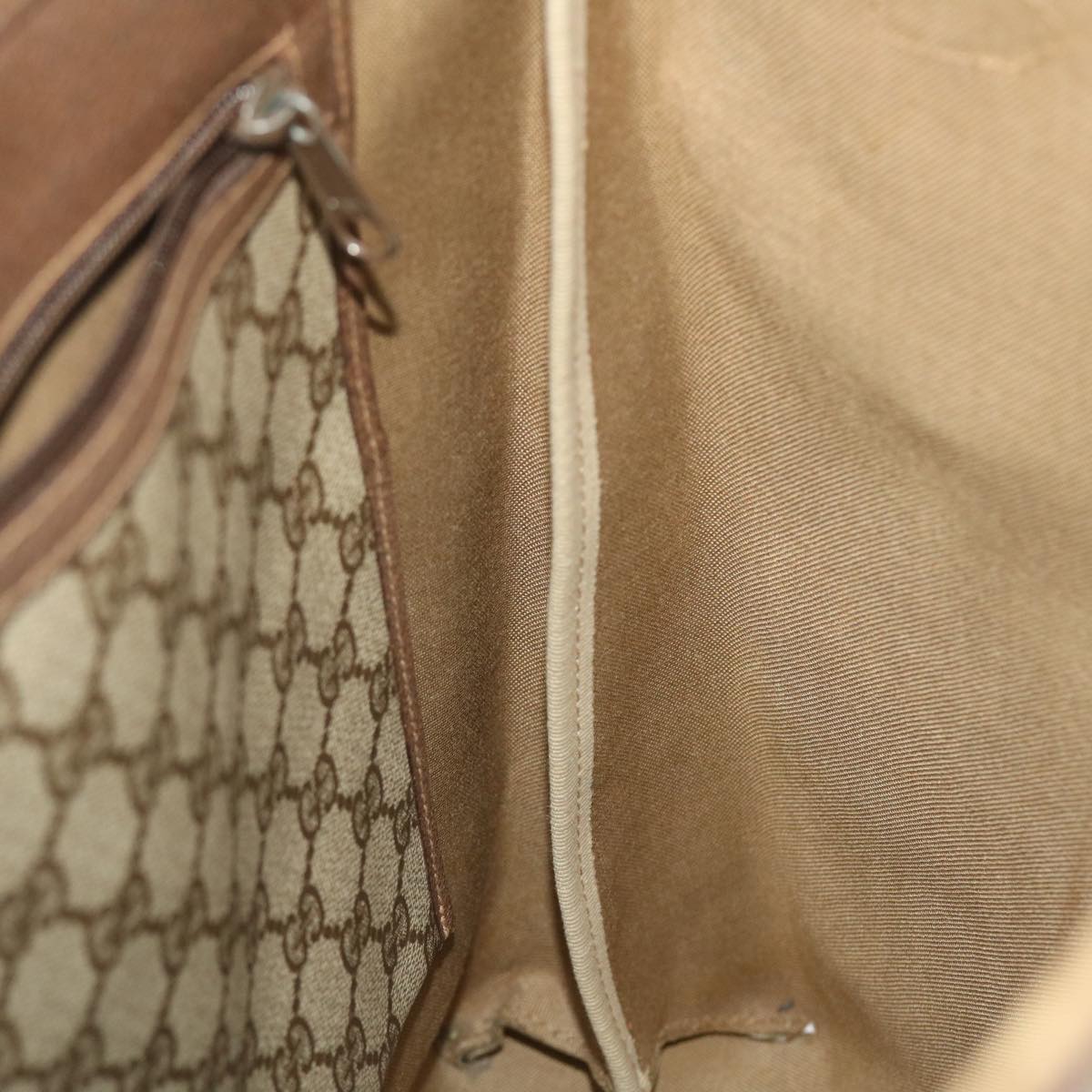 GUCCI GG Canvas Web Sherry Line Tote Bag Beige Red Green 39.02.091 bs7153