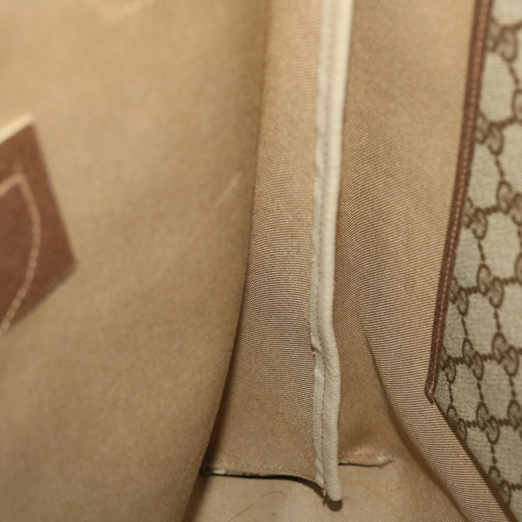 GUCCI GG Canvas Web Sherry Line Tote Bag Beige Red Green 39.02.091 bs7153