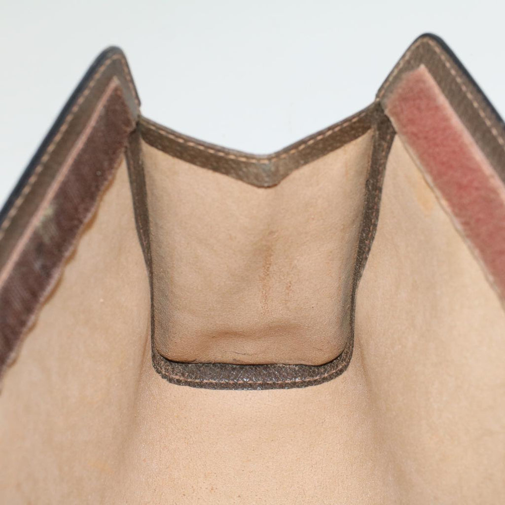GUCCI GG Canvas Web Sherry Line Clutch Bag Beige Red Green 89.01.002 bs7231