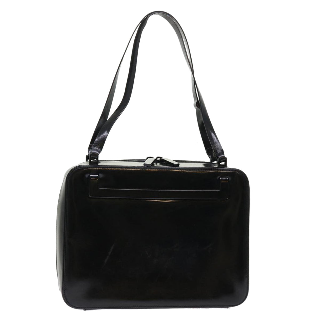GUCCI Shoulder Bag Patent leather Black 001•3091 3754 bs7235