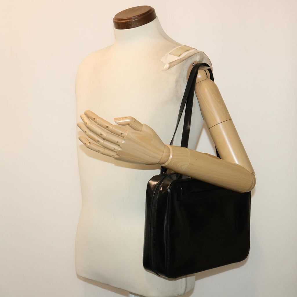 GUCCI Shoulder Bag Patent leather Black 001•3091 3754 bs7235