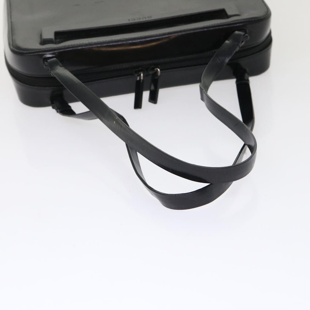 GUCCI Shoulder Bag Patent leather Black 001•3091 3754 bs7235
