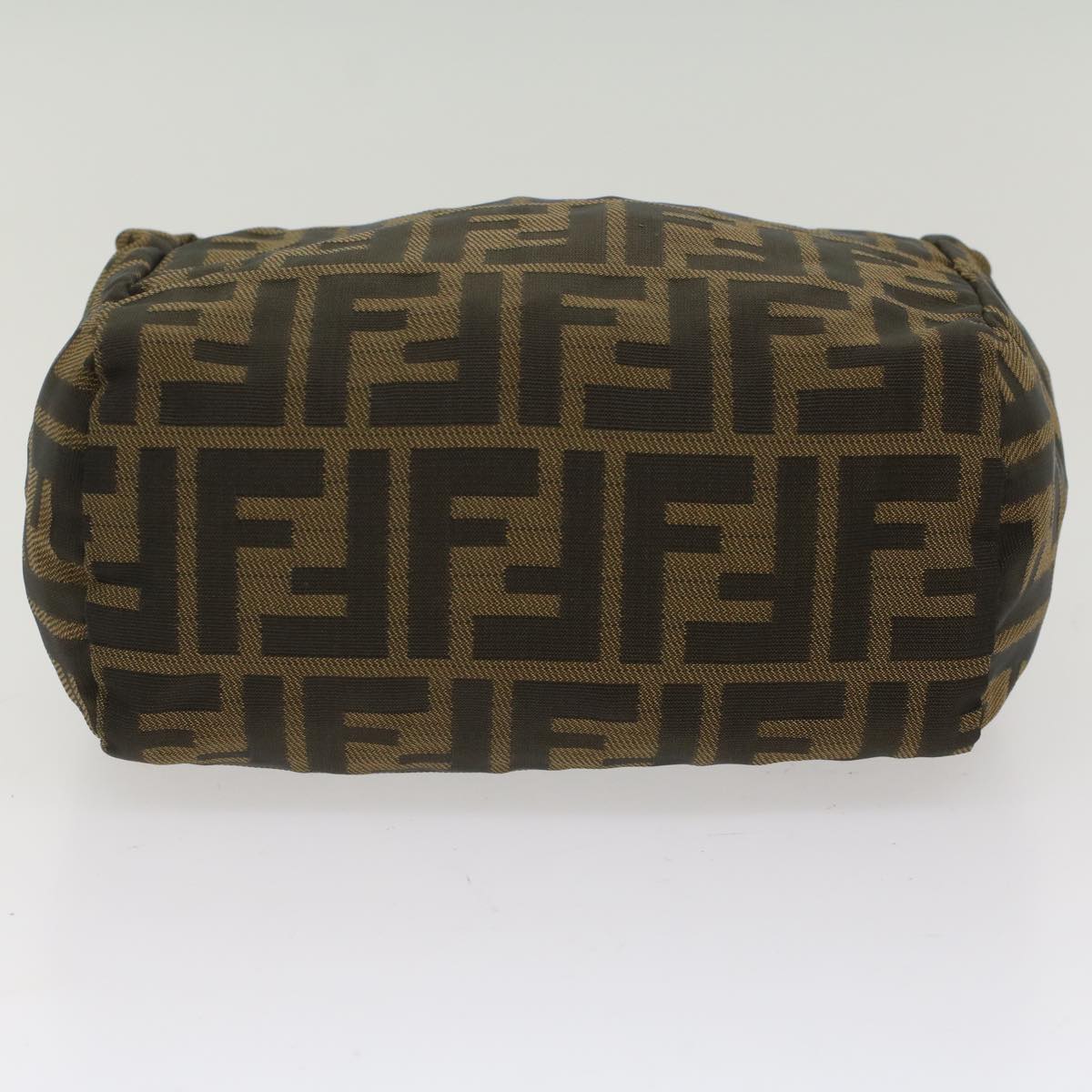 FENDI Zucca Canvas Hand Bag Black Brown bs7247