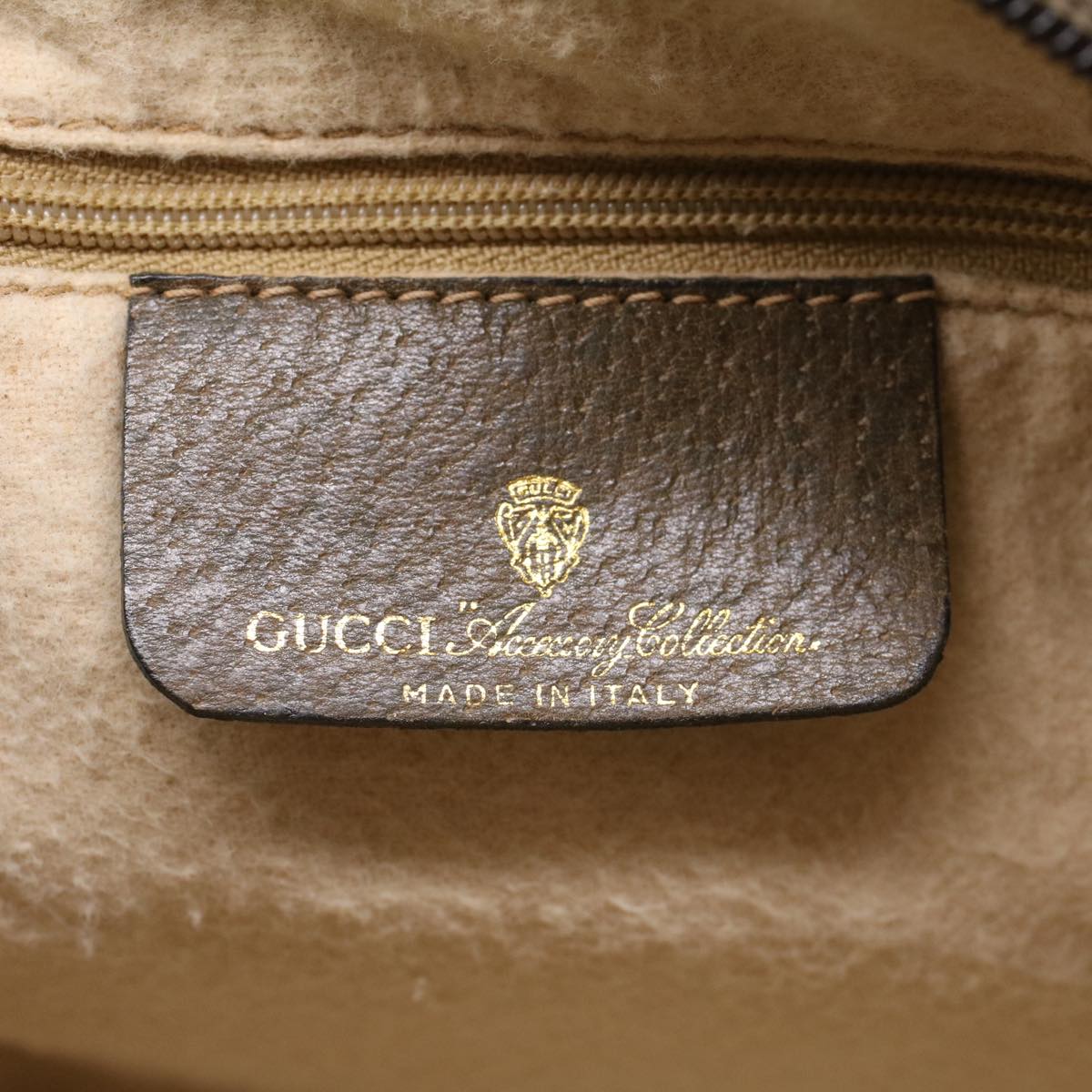 GUCCI GG Canvas Web Sherry Line Boston Bag Beige Red 39•02•006 bs7253