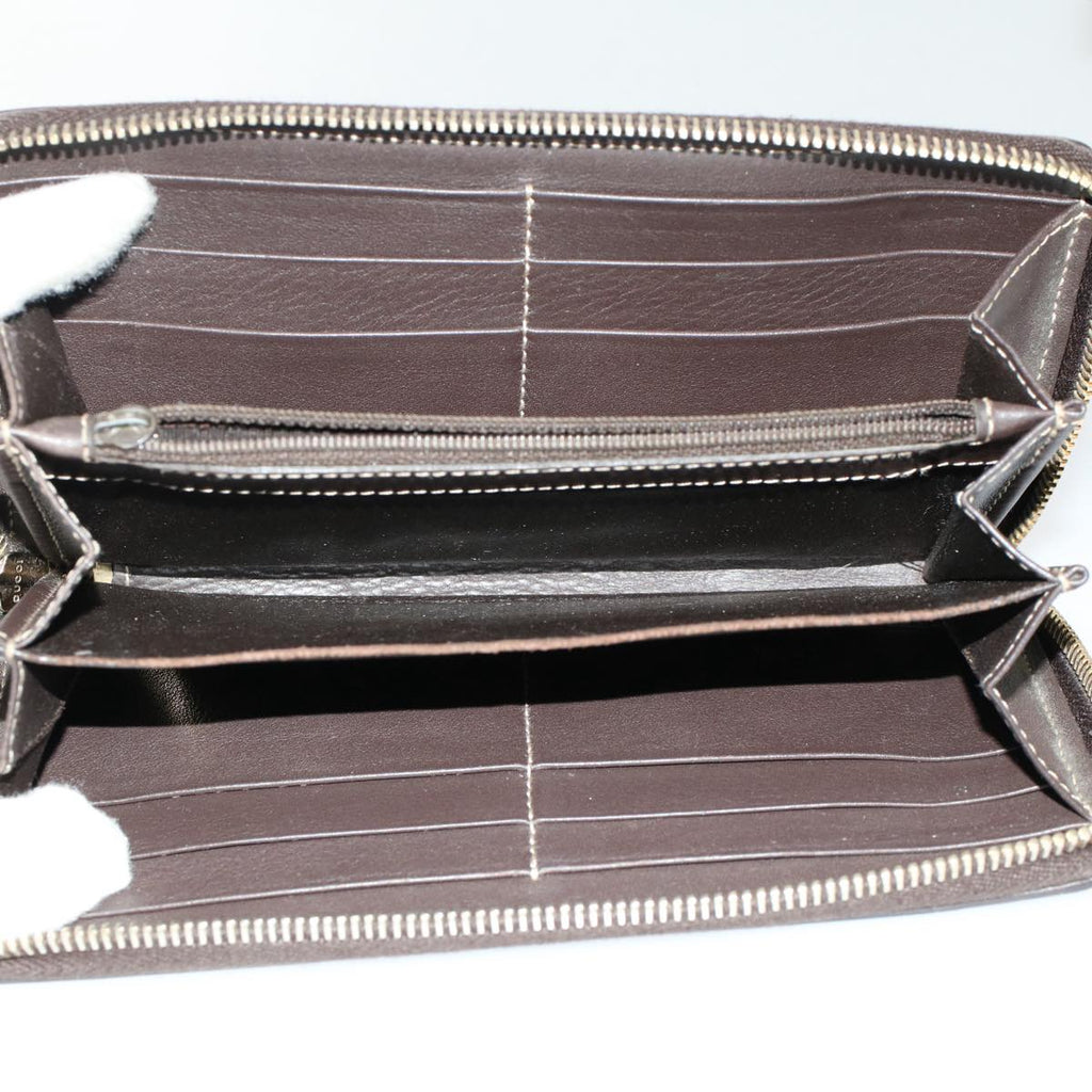 GUCCI GG Canvas Jackie Web Sherry Line Wallet 5Set Beige Wine Red bs7300