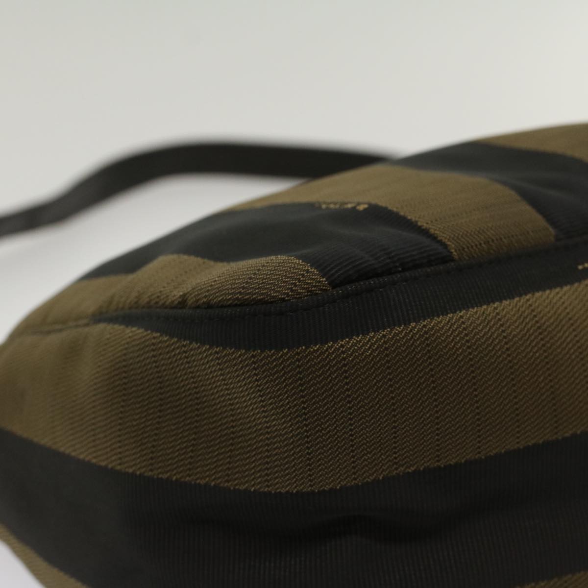 FENDI Pecan Canvas Shoulder Bag Nylon Brown bs7311