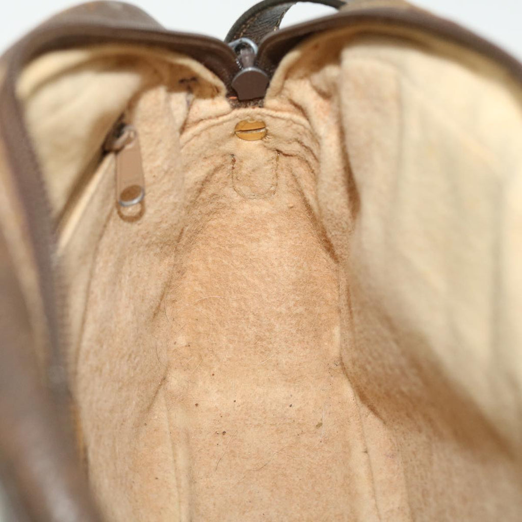 GUCCI GG Canvas Shoulder Bag Leather Beige 001 067 1283 bs7335