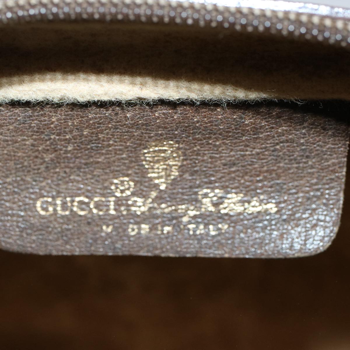 GUCCI GG Canvas Web Sherry Line Clutch Bag Beige Red 156.01.012 bs7348