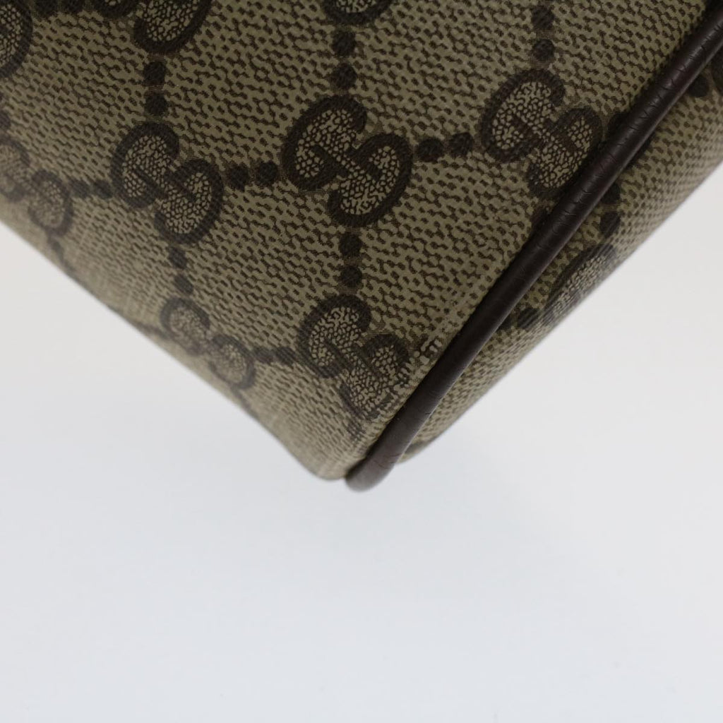 GUCCI GG Canvas Web Sherry Line Clutch Bag Beige Red 156.01.012 bs7348