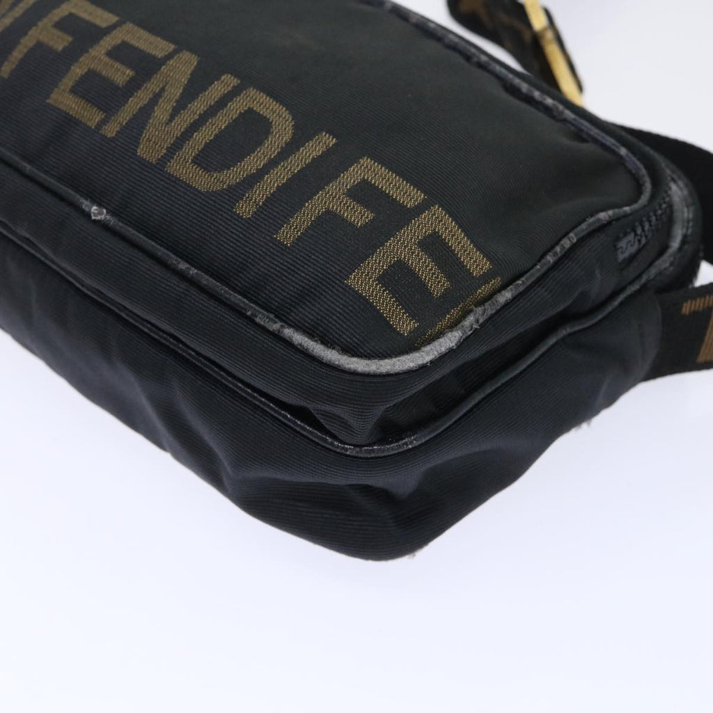FENDI Shoulder Bag Nylon Black bs7384