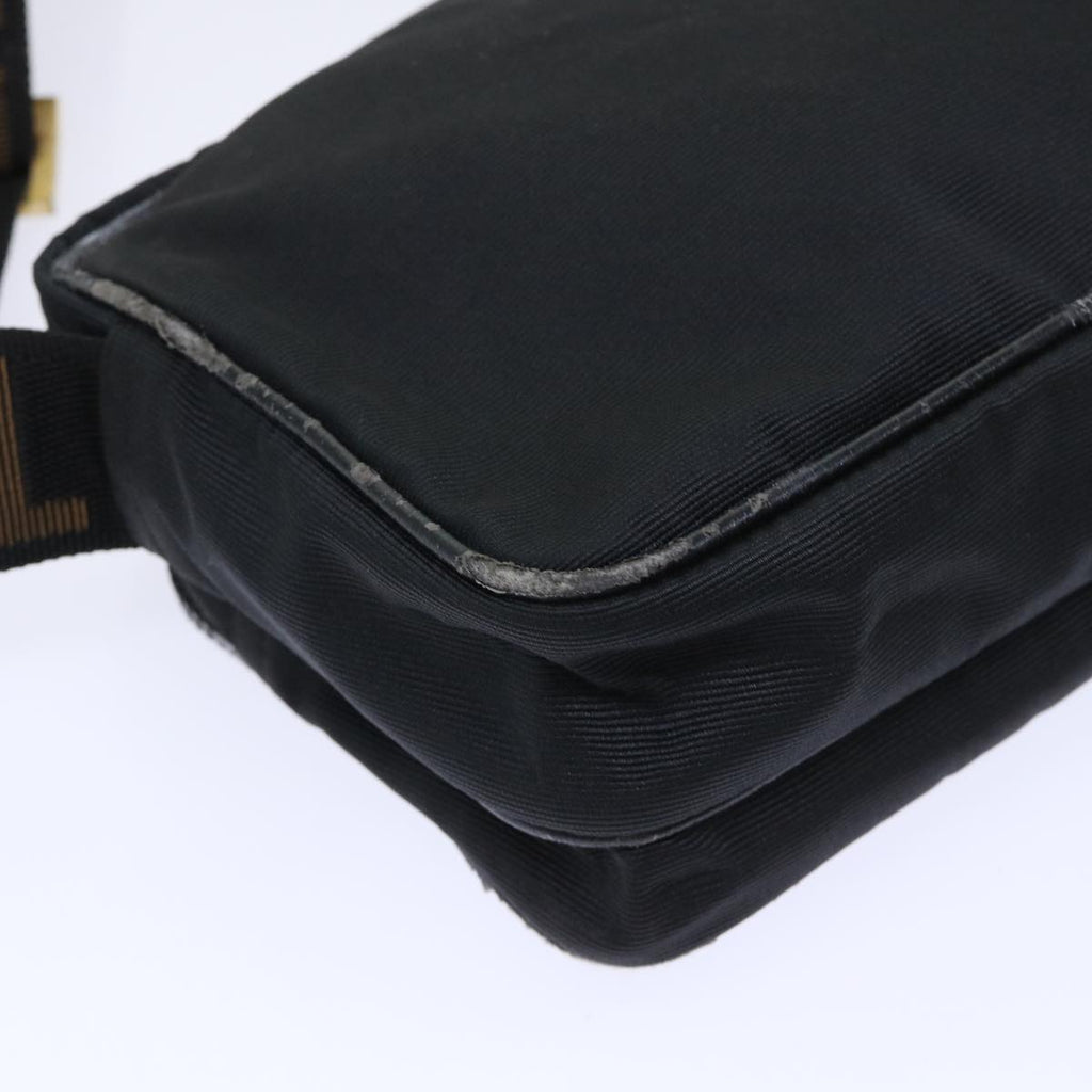 FENDI Shoulder Bag Nylon Black bs7384