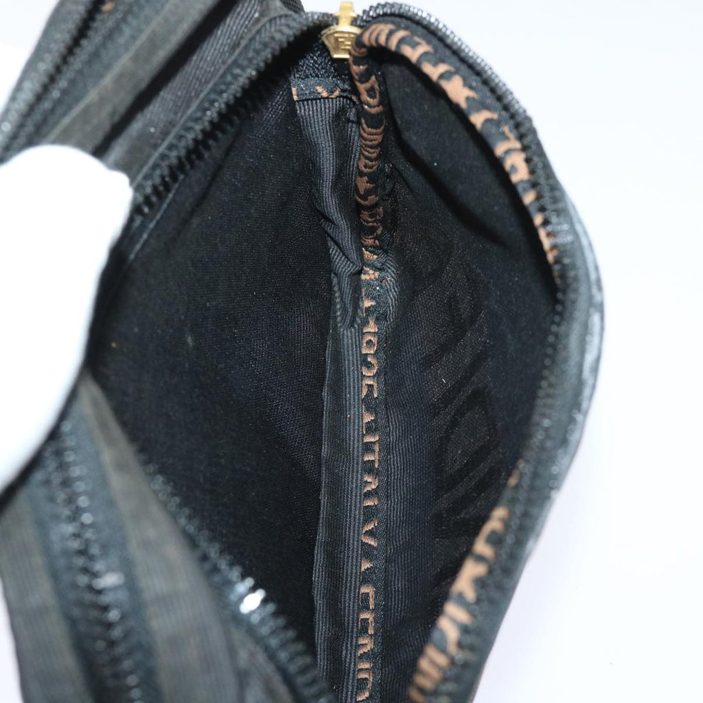 FENDI Shoulder Bag Nylon Black bs7384