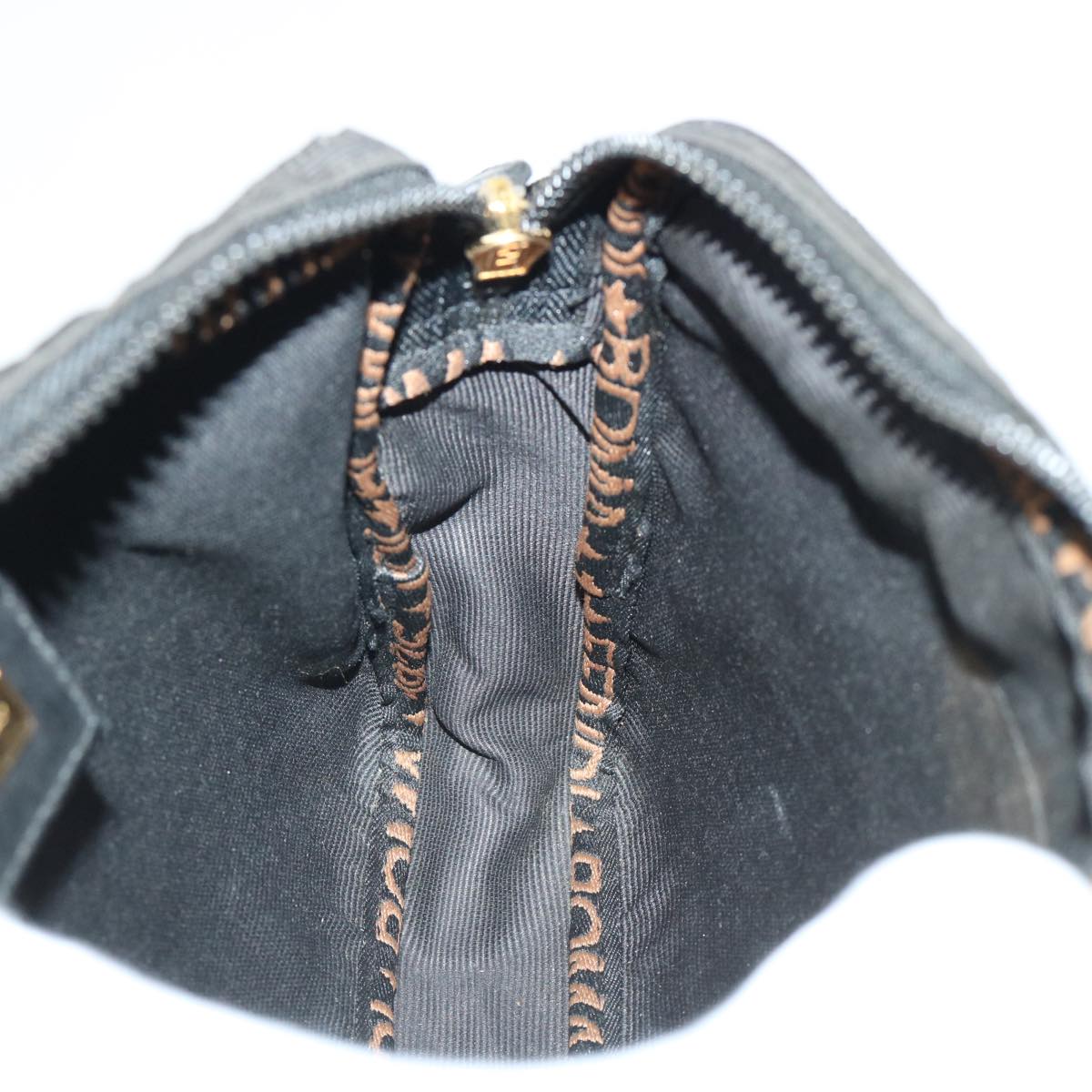 FENDI Shoulder Bag Nylon Black bs7384