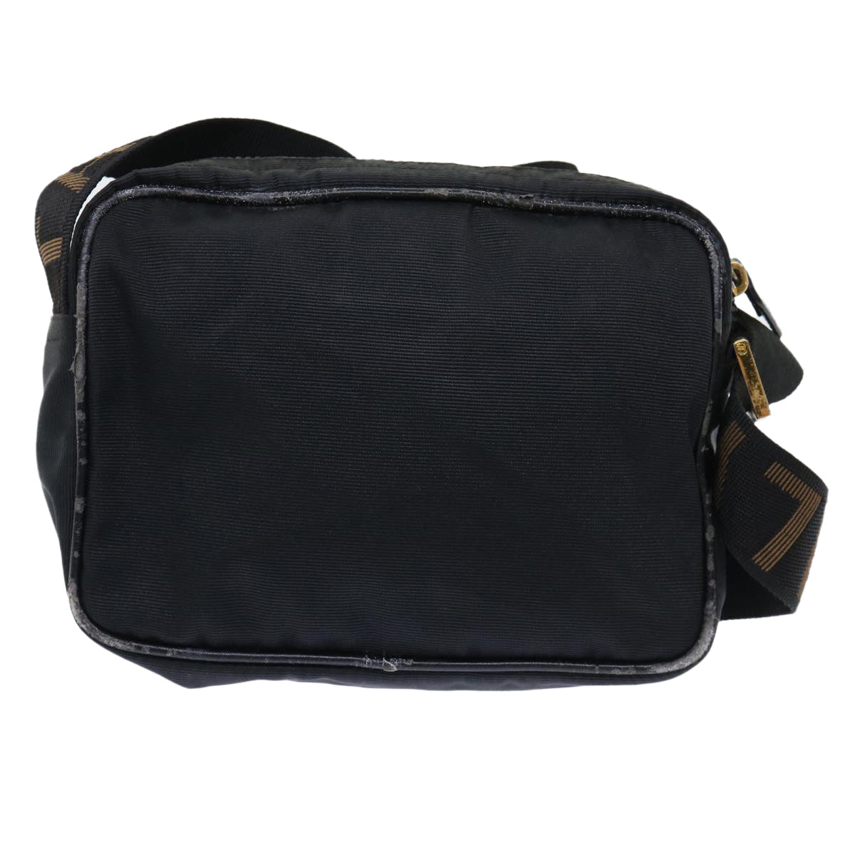 FENDI Shoulder Bag Nylon Black bs7384