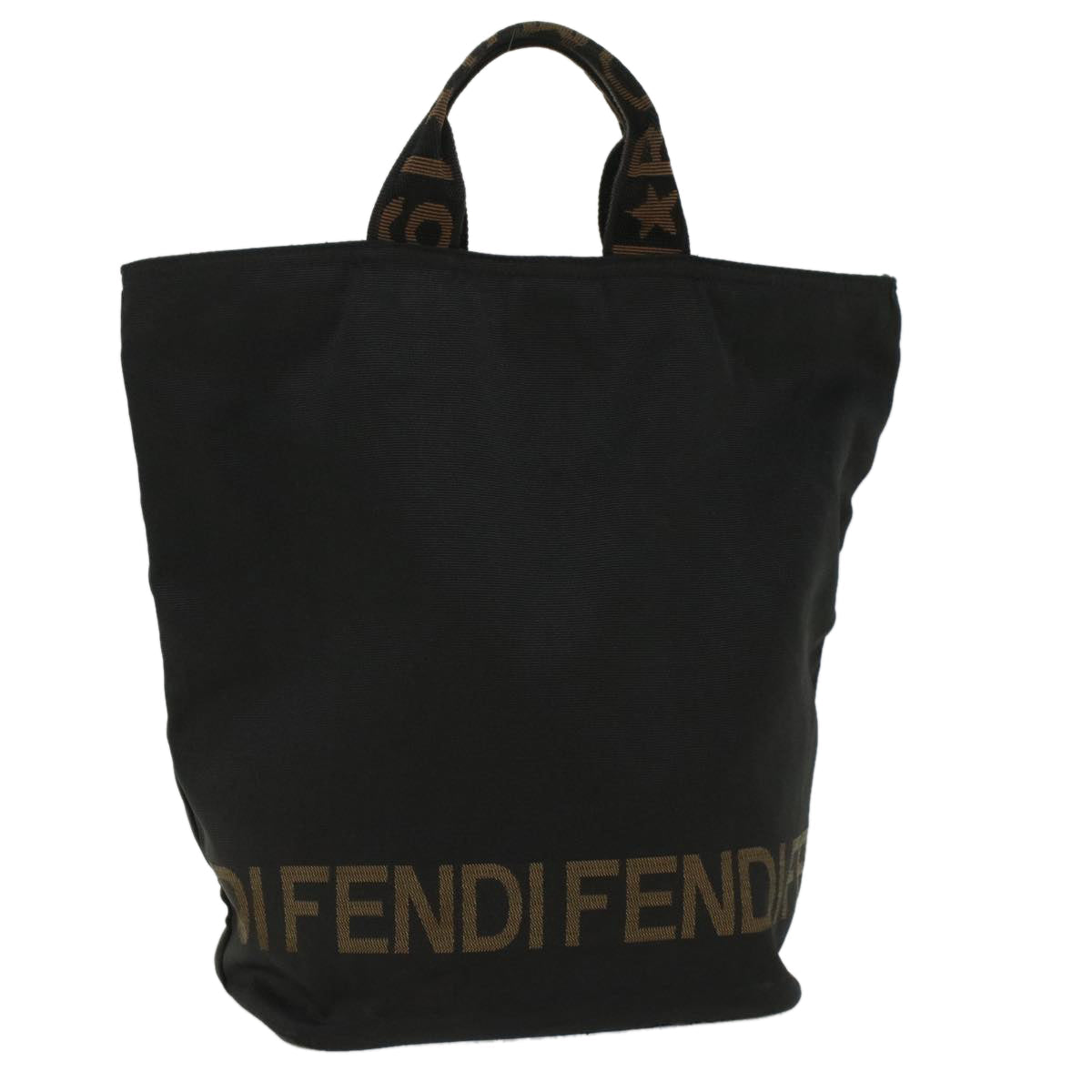 FENDI Tote Bag Nylon Black bs7442