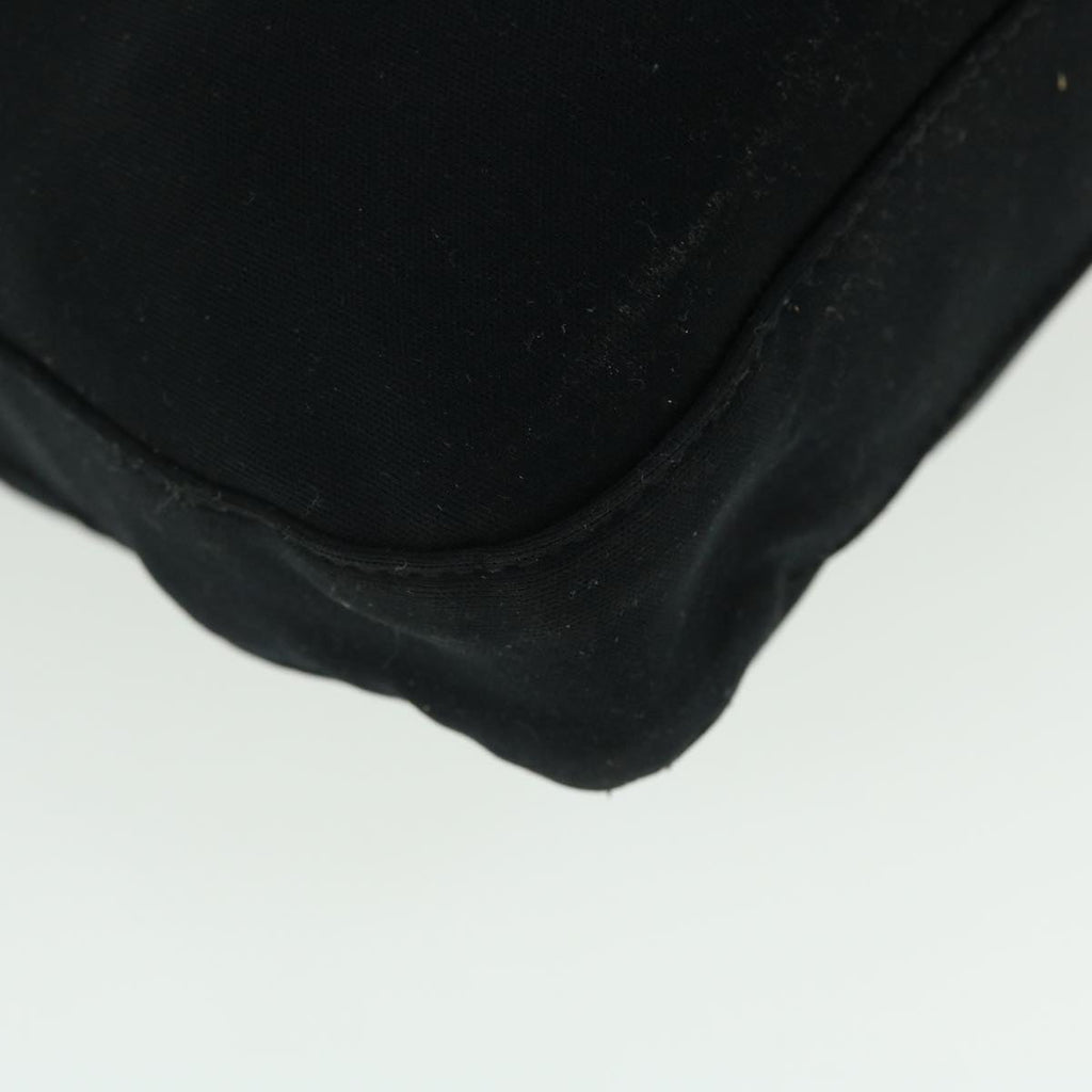 FENDI Mamma Baguette Shoulder Bag Nylon Black bs7517