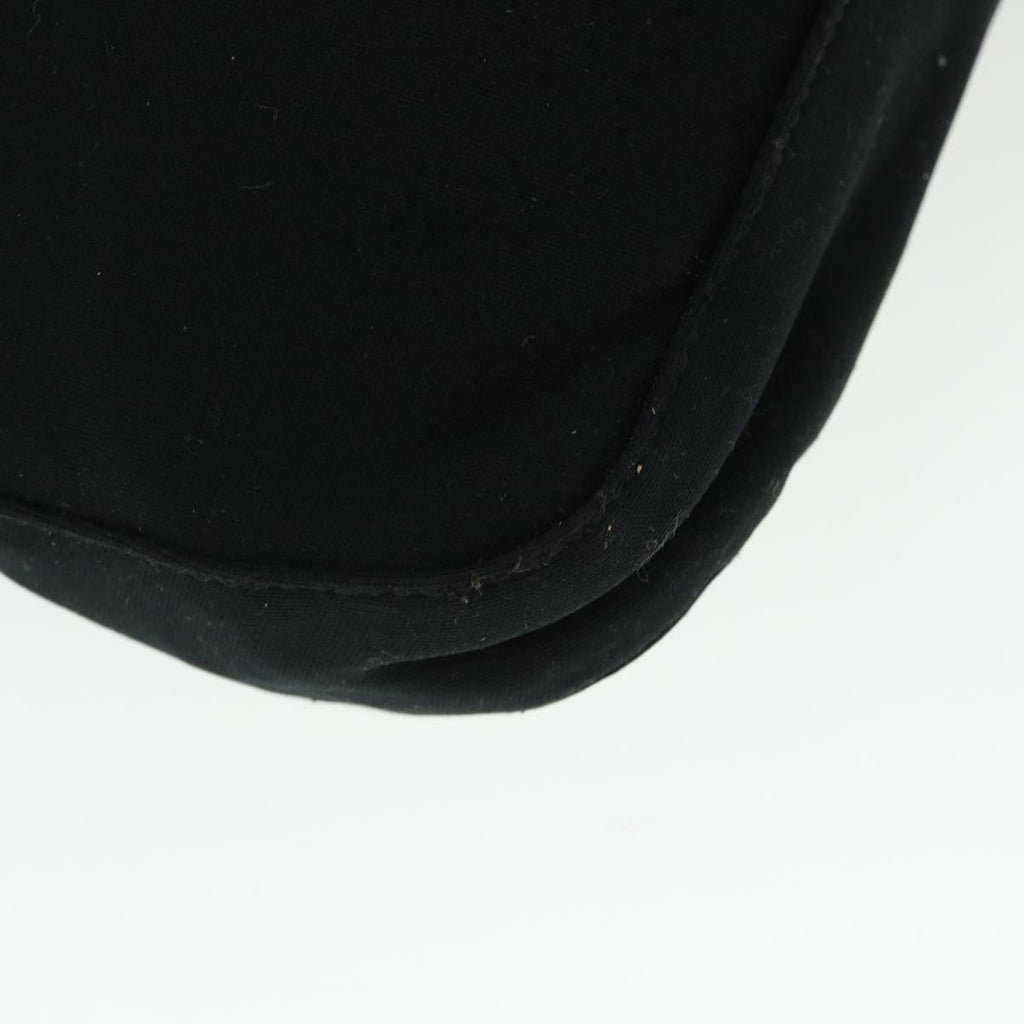 FENDI Mamma Baguette Shoulder Bag Nylon Black bs7517