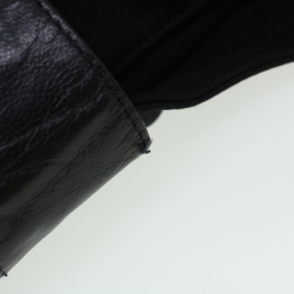 FENDI Mamma Baguette Shoulder Bag Nylon Black bs7517