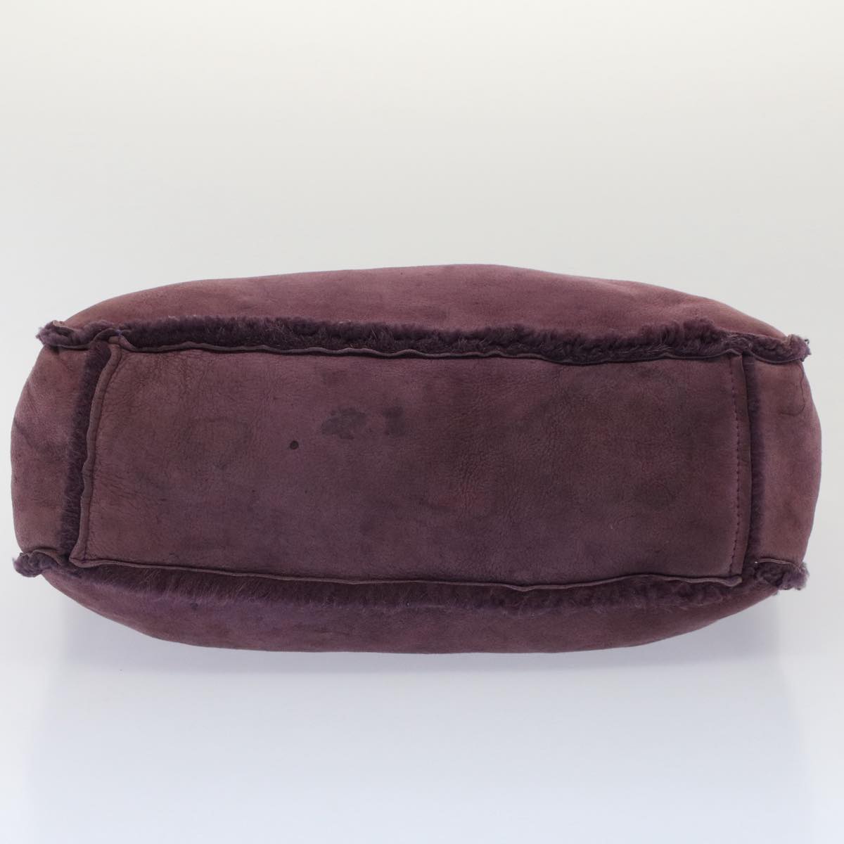 CHANEL Hand Bag Mouton Purple CC bs7682