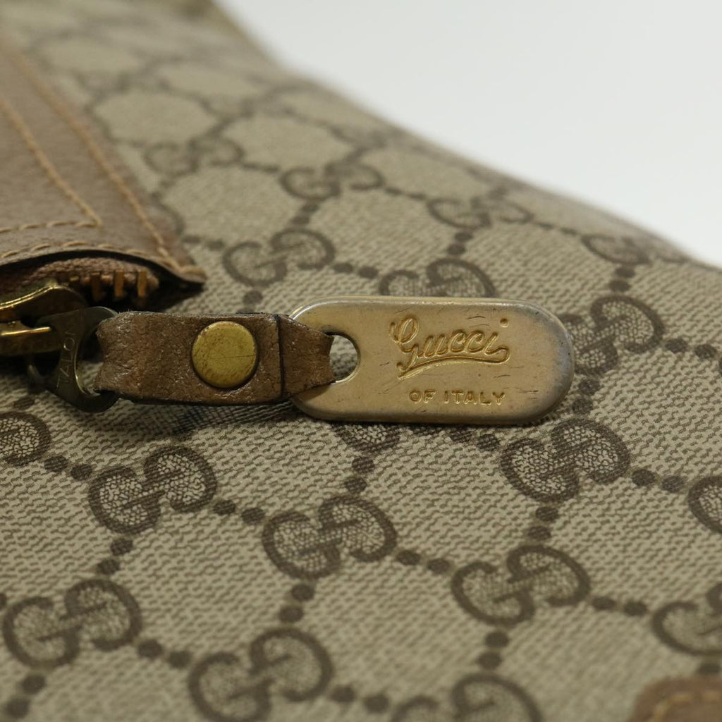 GUCCI Web Sherry Line GG Canvas Tote Bag Beige Red Green bs784