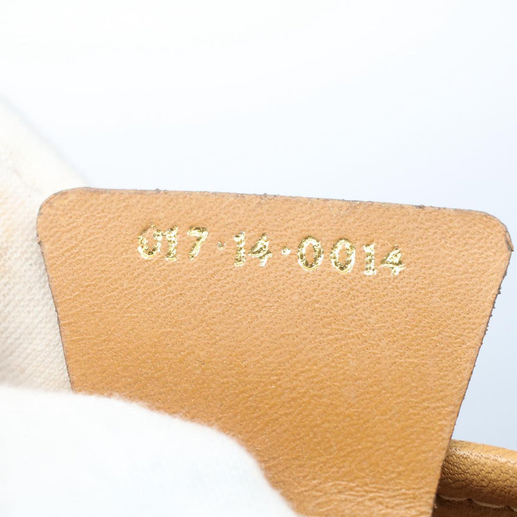 GUCCI Micro GG Canvas Business Bag PVC Leather Beige bs7876
