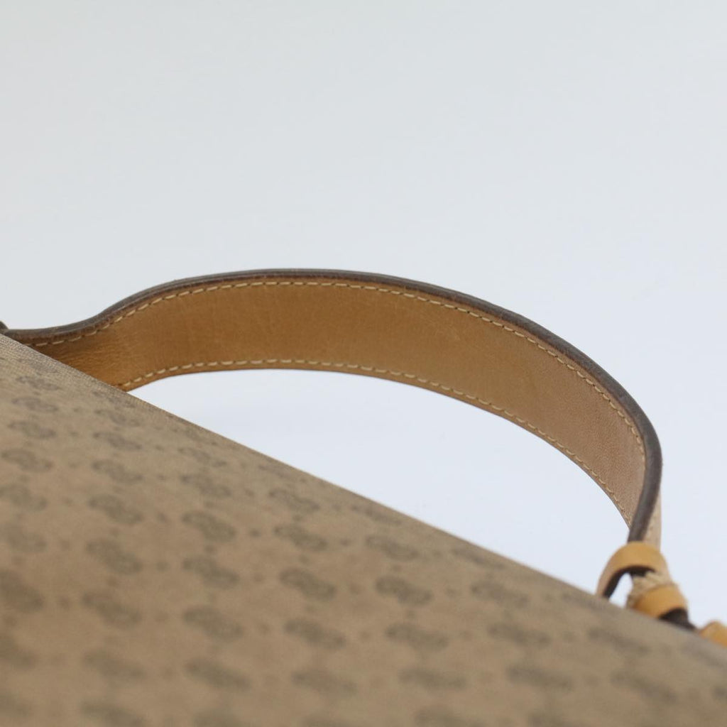 GUCCI Micro GG Canvas Business Bag PVC Leather Beige bs7876