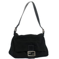 FENDI Mamma Baguette Shoulder Bag Nylon Black 2355 26325 009 bs7910