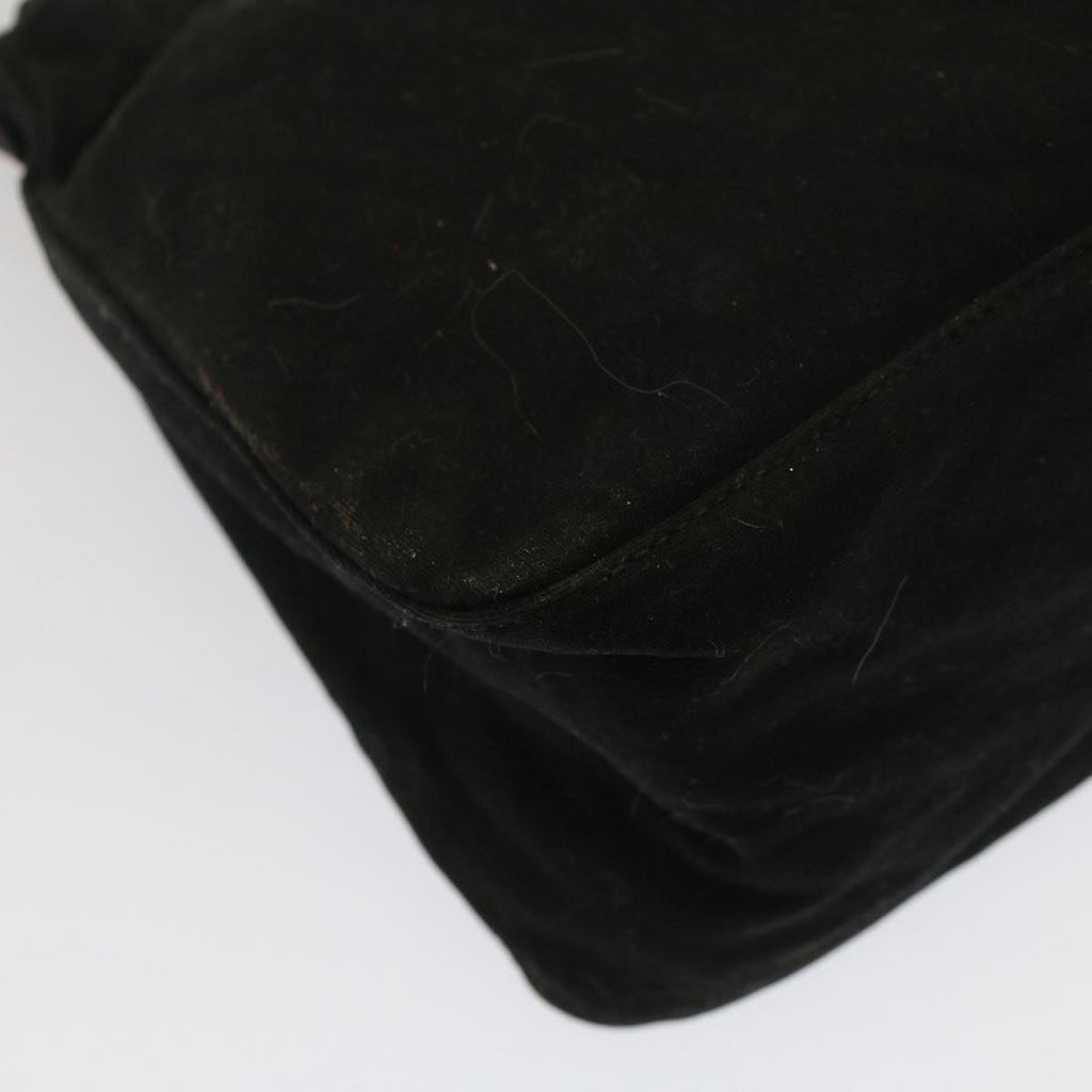 FENDI Mamma Baguette Shoulder Bag Nylon Black 2355 26325 009 bs7910