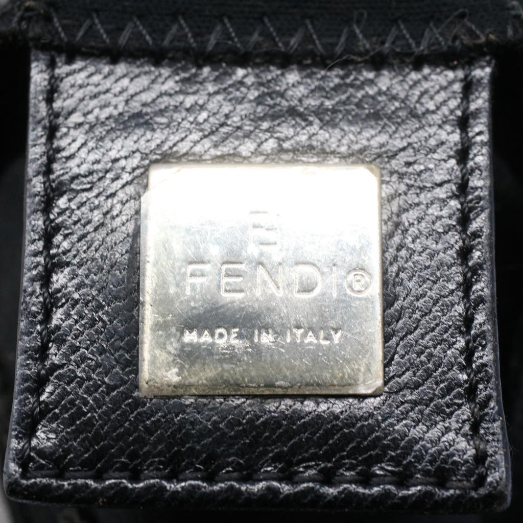 FENDI Mamma Baguette Shoulder Bag Nylon Black 2355 26325 009 bs7910