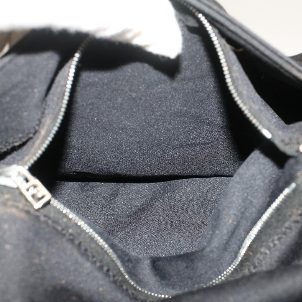 FENDI Mamma Baguette Shoulder Bag Nylon Black 2355 26325 009 bs7910