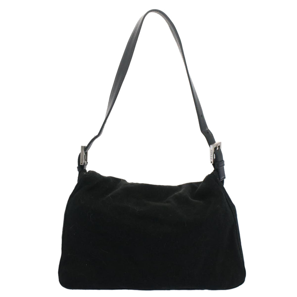 FENDI Mamma Baguette Shoulder Bag Nylon Black 2355 26325 009 bs7910