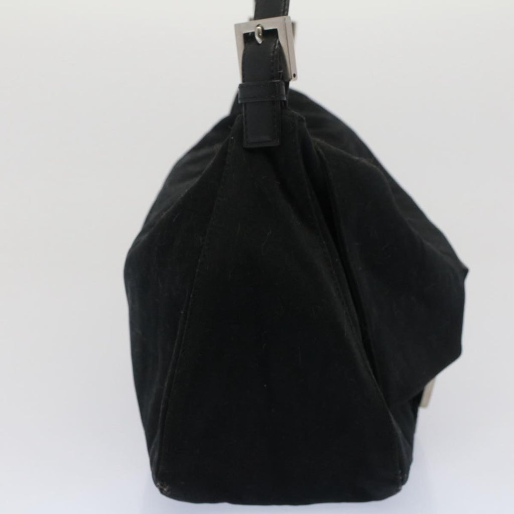 FENDI Mamma Baguette Shoulder Bag Nylon Black 2355 26325 009 bs7910