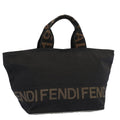 FENDI Hand Bag Nylon Black bs7932