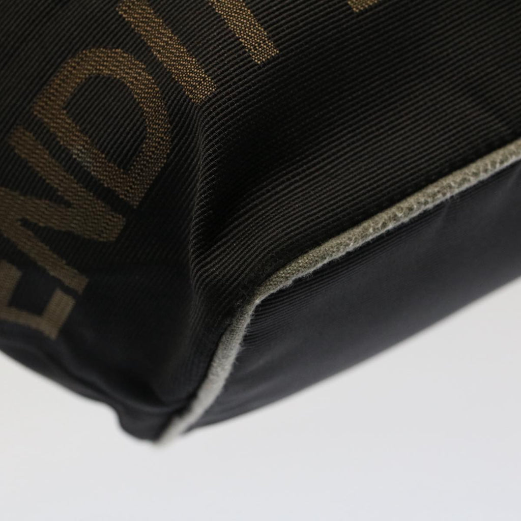 FENDI Hand Bag Nylon Black bs7932