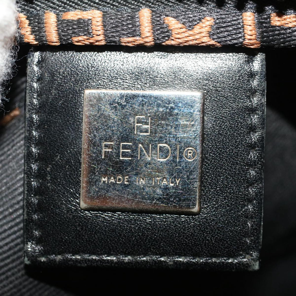 FENDI Hand Bag Nylon Black bs7932